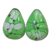 Resin Cabochons, No Hole Headwear & Costume Accessory, Teardrop，The other side is Flat 16x10mm, Sold by Bag