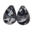 Resin Cabochons, No Hole Headwear & Costume Accessory, Teardrop，The other side is Flat 16x10mm, Sold by Bag