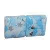 Resin Cabochons, No Hole Headwear & Costume Accessory, Square, The other side is Flat 12mm, Sold by Bag