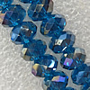 Glass Crystal Beads, Faceted Rondelle 8mm Length:20 Inch, Sold by Strand