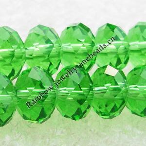 Glass Crystal Beads, Faceted Rondelle 8mm Length:20 Inch, Sold by Strand