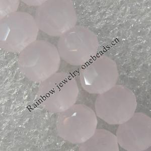 Glass Crystal Beads, Faceted Round 6mm Length:21.5 Inch, Sold by Strand