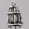 Pendant Zinc Alloy Jewelry Findings Lead-free, 18x12mm Hole:2mm, Sold by Bag