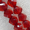 Glass Crystal Beads, Faceted Twist 8mm Length:20.9 Inch, Sold by Strand