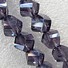 Glass Crystal Beads, Faceted Twist 8mm Length:20.9 Inch, Sold by Strand