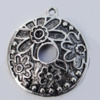 Pendant Zinc Alloy Jewelry Findings Lead-free, 32x28mm Hole:2mm, Sold by Bag