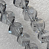 Glass Crystal Beads, Faceted Twist 8mm Length:20.9 Inch, Sold by Strand