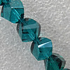 Glass Crystal Beads, Faceted Twist 8mm Length:20.9 Inch, Sold by Strand