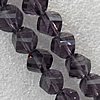 Glass Crystal Beads, Faceted Twist 10mm Length:26 Inch, Sold by Strand