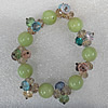 Glass Crystal Bracelet, Length:About 7.8 Inch, Sold by Strand