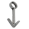 Pendant Zinc Alloy Jewelry Findings Lead-free, 47x21mm Hole:9mm, Sold by Bag