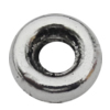 Bead Zinc Alloy Jewelry Findings Lead-free, Donut 6mm Hole:1mm, Sold by Bag