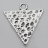 Pendant Zinc Alloy Jewelry Findings Lead-free, 26x25mm Hole:3mm, Sold by Bag