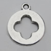 Pendant Zinc Alloy Jewelry Findings Lead-free, 18x15mm Hole:2mm, Sold by Bag