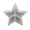 Resin Cabochons, No Hole Headwear & Costume Accessory, Star,The other side is Flat 16mm, Sold by Bag