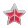 Resin Cabochons, No Hole Headwear & Costume Accessory, Star,The other side is Flat 16mm, Sold by Bag