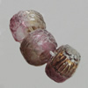 Dichroic Plastic Beads, Rondelle 10x6mm Hole:3mm, Sold by Bag