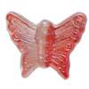 Dichroic Plastic Beads, Butterfly 16x12mm Hole:1mm, Sold by Bag