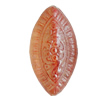 Dichroic Plastic Beads, Flat Horse Eye 20x12mm Hole:0.5mm, Sold by Bag