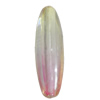 Dichroic Plastic Beads, Oval 31x10mm Hole:2mm, Sold by Bag