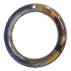 Dichroic Plastic Beads, Donut Outside diameter:25mm, Inside diameter:18mm, Sold by Bag