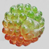 Dichroic Plastic Beads, 14mm Hole:2mm, Sold by Bag