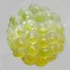 Dichroic Plastic Beads, 20mm Hole:2mm, Sold by Bag