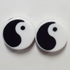 Resin Cabochons, No Hole Headwear & Costume Accessory, Flat Round, The other side is Flat 16mm, Sold by Bag