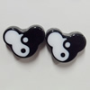 Resin Cabochons, No Hole Headwear & Costume Accessory, Animal Head, The other side is Flat 13x16mm, Sold by Bag