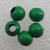 Colorful Iron Beads, 3.2mm Hole:About 1mm, Sold by Group