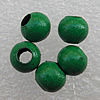 Colorful Iron Beads, 4mm Hole:About 1.5mm, Sold by Group
