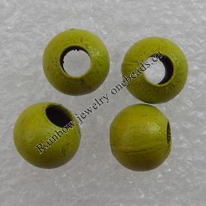 Colorful Iron Beads, 4mm Hole:About 1.5mm, Sold by Group