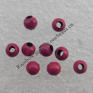 Colorful Iron Beads, 3.2mm Hole:About 1mm, Sold by Group