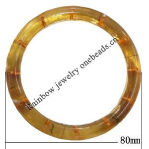 Transparent Acrylic Connector, Donut 80mm Hole:1mm Sold by Bag 