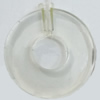 Transparent Acrylic Donut, Donut 50x45mm Hole:5mm Sold by Bag 