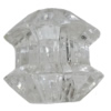 Transparent Acrylic Bead, 38x36mm Hole:12mm Sold by Bag 
