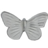 Transparent Acrylic Bead No Hole, Butterfly 68x45mm, Sold by Bag 