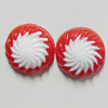 Resin Cabochons, No Hole Headwear & Costume Accessory, Flat Round, The other side is Flat 16mm, Sold by Bag