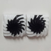 Resin Cabochons, No Hole Headwear & Costume Accessory, Square,The other side is Flat 14mm, Sold by Bag