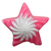 Resin Cabochons, No Hole Headwear & Costume Accessory, Star,The other side is Flat 16mm, Sold by Bag