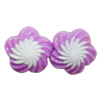 Resin Cabochons, No Hole Headwear & Costume Accessory, Flower,The other side is Flat 16mm, Sold by Bag