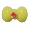 Resin Cabochons, No Hole Headwear & Costume Accessory, Bowknot, The other side is Flat 18x10mm, Sold by Bag