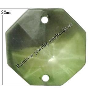Transparent Acrylic Connector, 22mm Hole:1mm Sold by Bag 