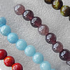 Lampwork Beads,Mix Color Round 20mm Hole:About 2mm, Sold by Group