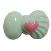 Resin Cabochons, No Hole Headwear & Costume Accessory, Bowknot, The other side is Flat 17x11mm, Sold by Bag