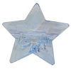 Transparent Acrylic Beads, Star 44mm Hole:3.5mm, Sold by Bag 