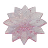 Transparent Acrylic Beads, Flower 48mm Hole:5mm, Sold by Bag 