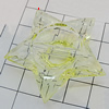 Transparent Acrylic Beads, Star 41mm Hole:4mm, Sold by Bag 