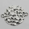 Connector Zinc Alloy Jewelry Findings Lead-free, 31x24mm Hole:2mm, Sold by Bag