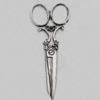 Pendant Zinc Alloy Jewelry Findings Lead-free, 60x26mm, Sold by Bag